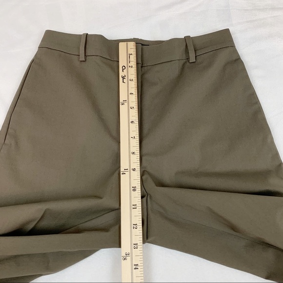 Theory high waist straight pants in stretch chino - Picture 6 of 12